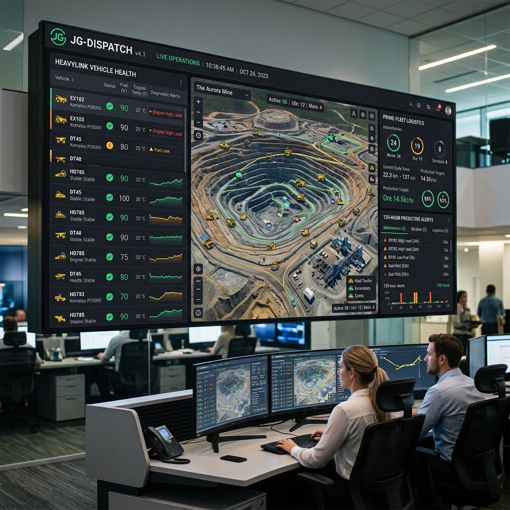 JG-DISPATCH™ & PRIME-FLEET™ Command Center Technical Briefing