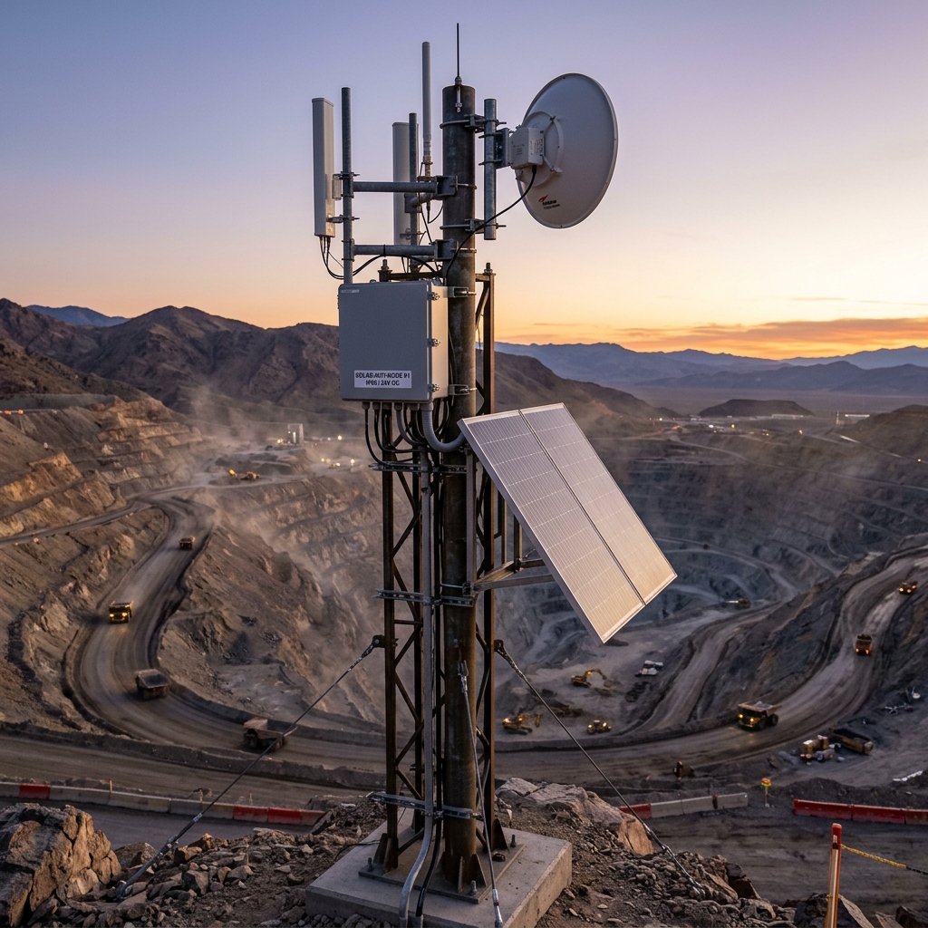 Rugged Internet Installations for Open Pit Mines